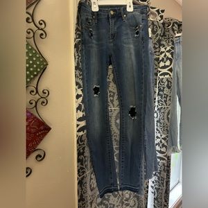 Articles of Society blue jeans stretch mid rise